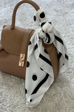 A-bee Elin Scarf White
