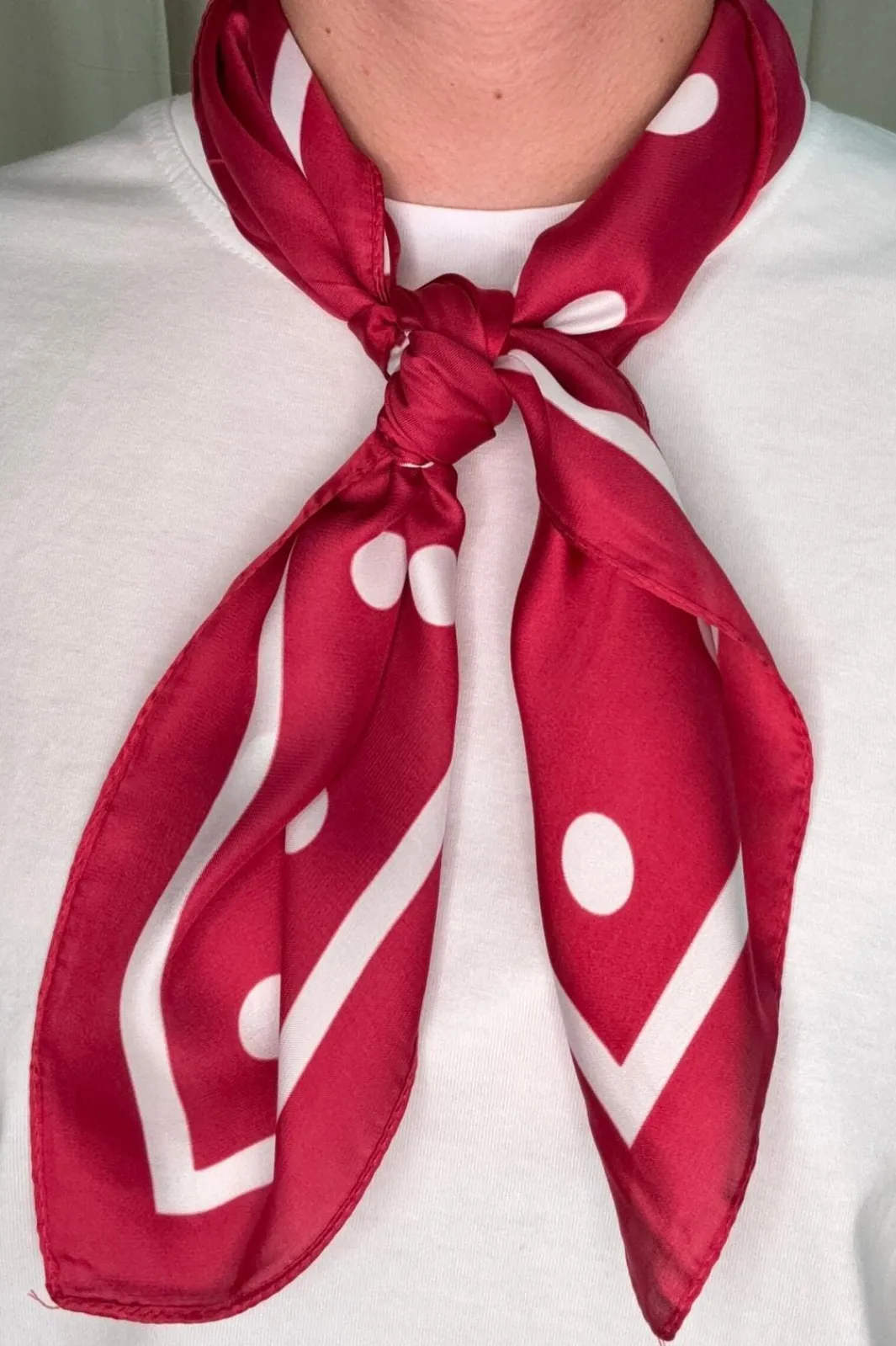 Clearance A-bee Elin Scarf Red