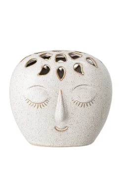 Best Bloomingville Elissa Vase, Hvid, Stentøj