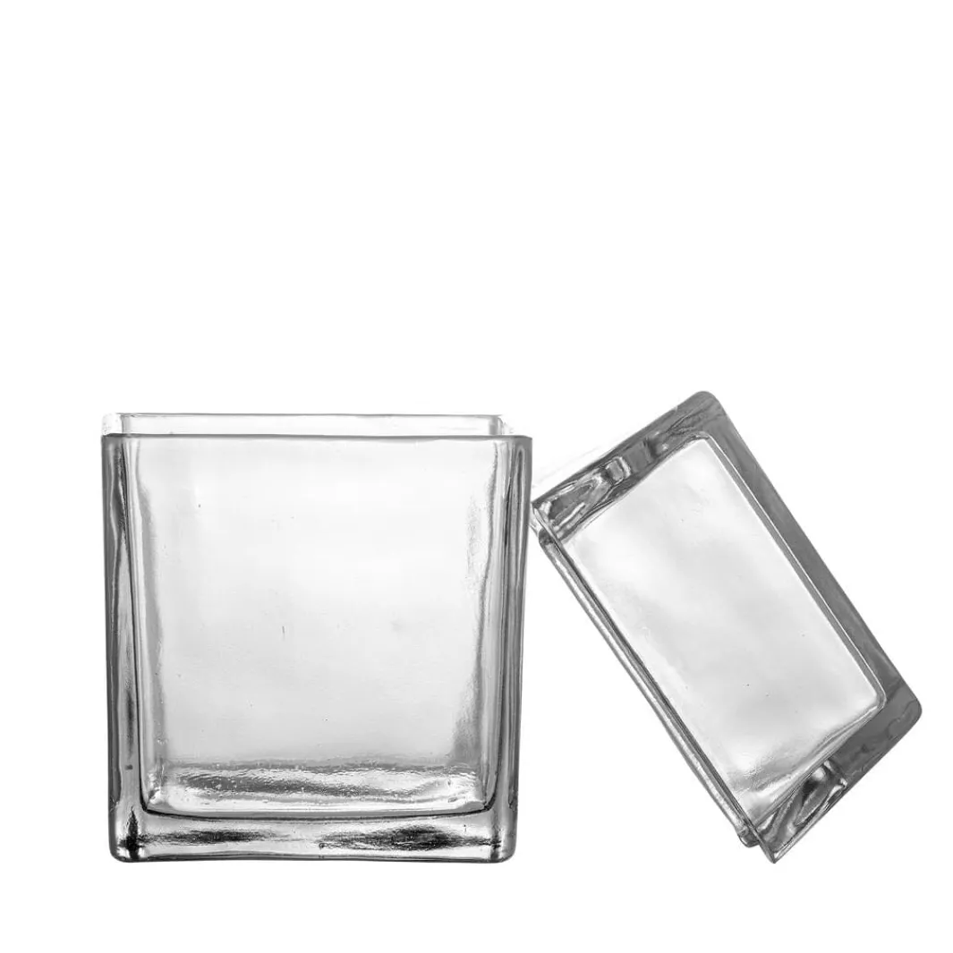 Outlet Bloomingville Elius Krukke m/låg, Klar, Genanvendt Glas 82068543 Clear