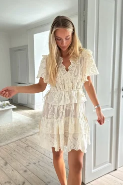 BYIC Ellinoric Lace Layer Dress vw Vintage White