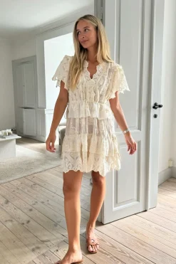 BYIC Ellinoric Lace Layer Dress vw Vintage White