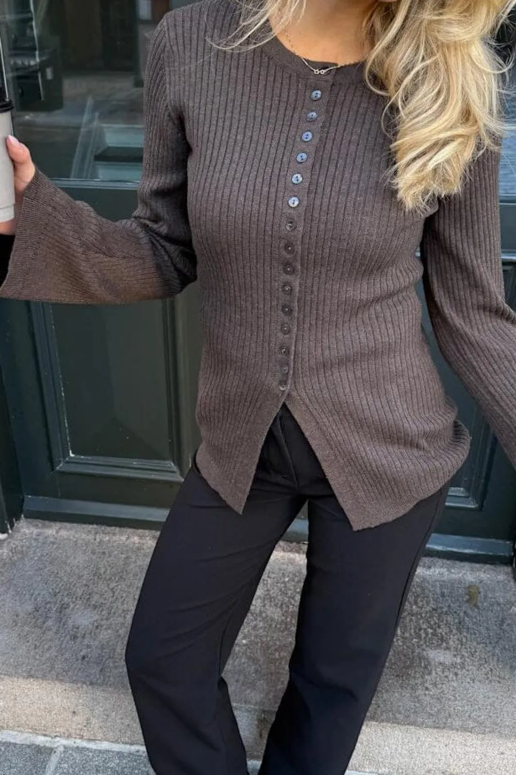 BYIC Elmaic Cardigan 1196 Dark Brown