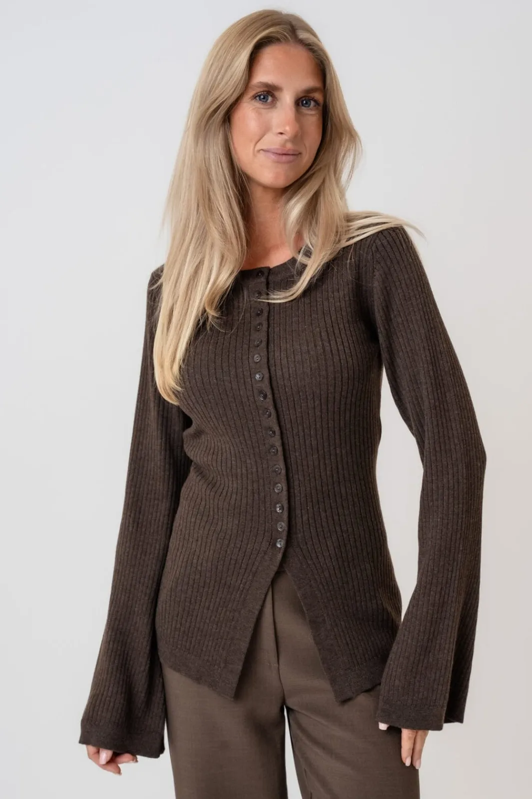 BYIC Elmaic Cardigan 1196 Dark Brown