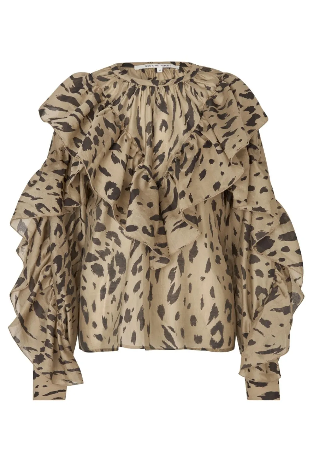 Clearance Second Female Elouise Blouse 60410 6125 Kelp