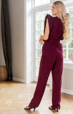 Clearance Molly&My x Julie Elgaard Elsa Jacquard Pants 167096 162