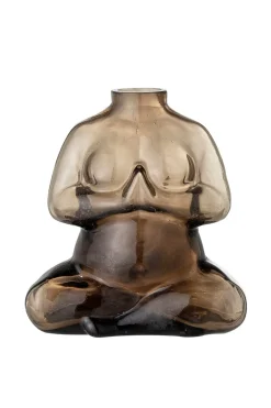 Best Bloomingville Elze Vase, Brun, Glas
