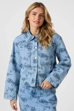 Discount Neo Noir Emilia Embrodiery Jacket 164790 140