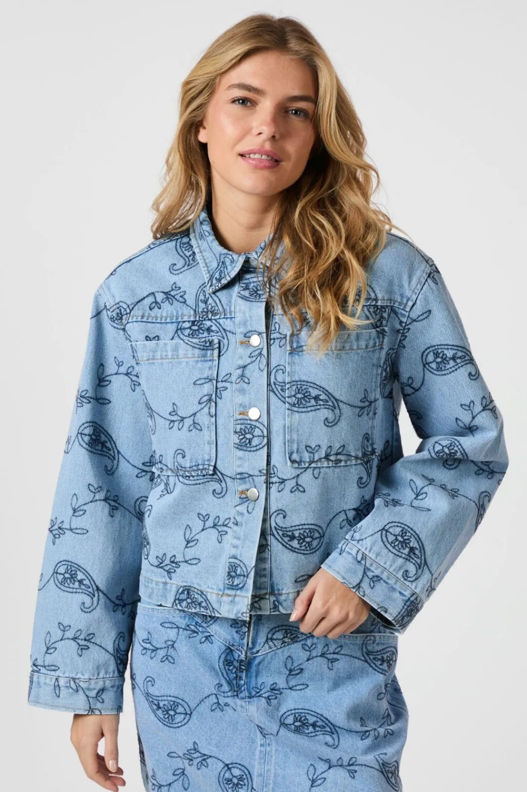 Discount Neo Noir Emilia Embrodiery Jacket 164790 140