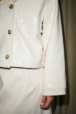 New Neo Noir Emilia Patent Jacket 164794 122