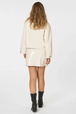 New Neo Noir Emilia Patent Jacket 164794 122