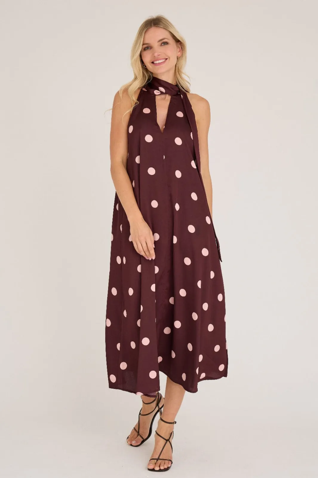 Clearance A-View Emily Dot Dress AV8191 373