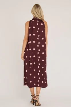 Clearance A-View Emily Dot Dress AV8191 373