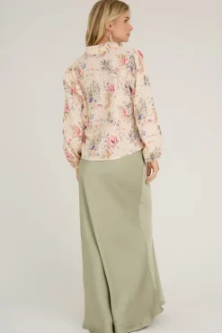 Outlet A-View Emily Skirt 859 Dusty Green