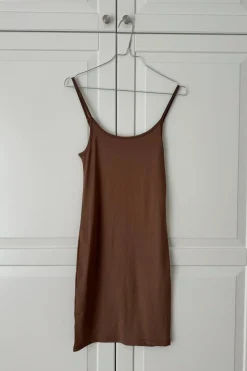 New BYIC Emmaic Slip Dress brown Brown