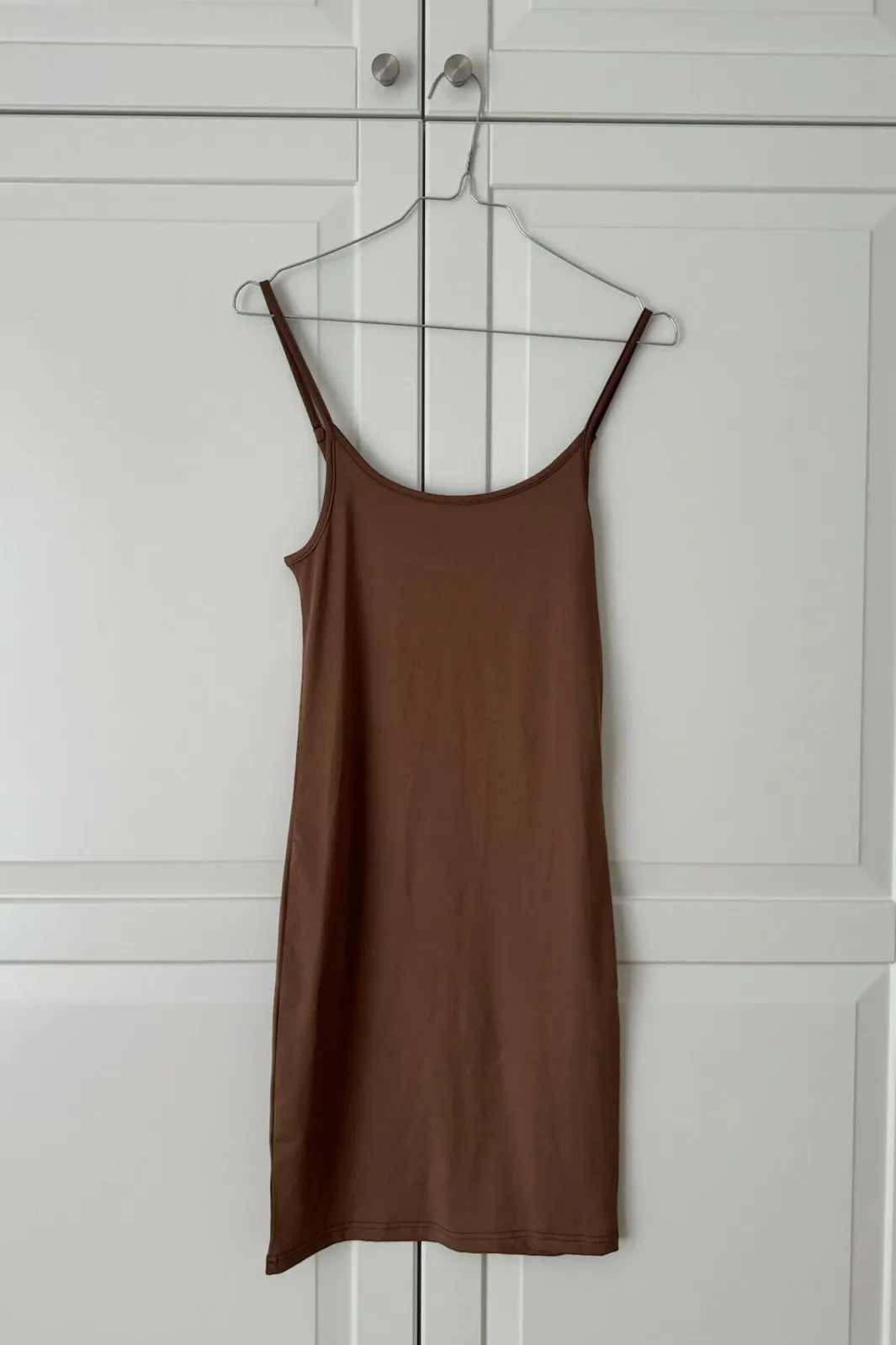 New BYIC Emmaic Slip Dress brown Brown