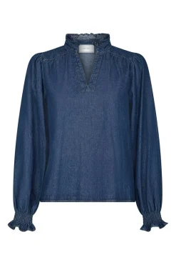 Neo Noir Emmeline Denim Blouse 164434 534