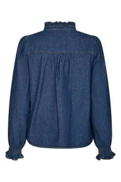 Neo Noir Emmeline Denim Blouse 164434 534