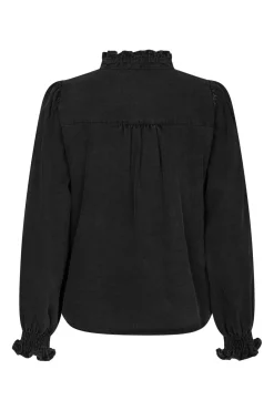 Outlet Neo Noir Emmeline Denim Blouse 164434 100