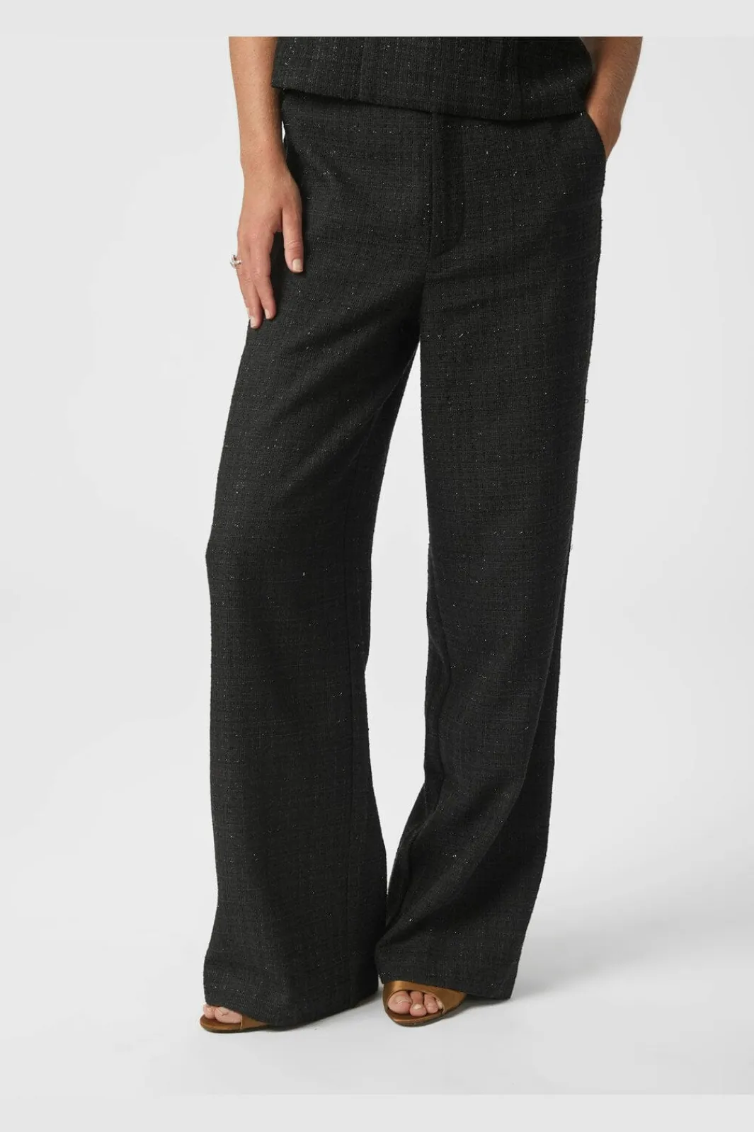 Neo Noir Emmett Boucle Pants 166902 100