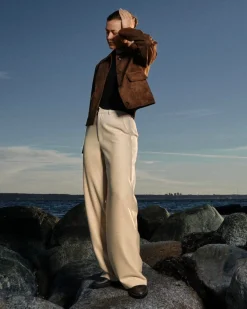New Neo Noir Emmett Melange Pants 165059 976