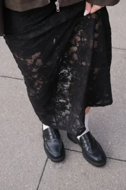 Best Neo Noir Emmie Lace Skirt 163608 Black