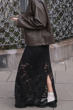 Best Neo Noir Emmie Lace Skirt 163608 Black
