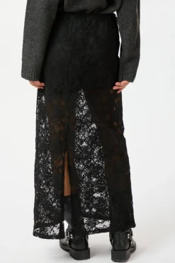 Best Neo Noir Emmie Lace Skirt 163608 Black
