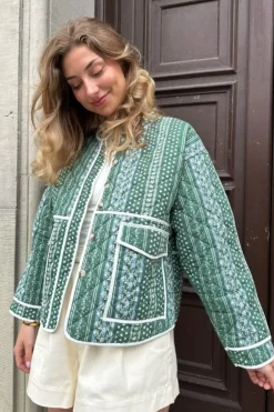 Sale BYIC Emmy Quilted Jacket Green