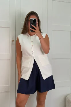 Hot A-bee Esme Vest White