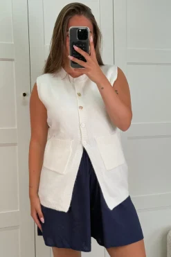 Hot A-bee Esme Vest White