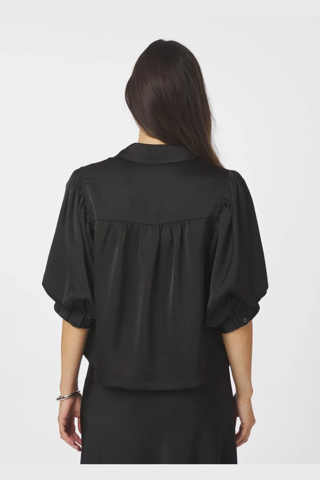 Outlet Neo Noir Etta Heavy Sateen Shirt 167036 100