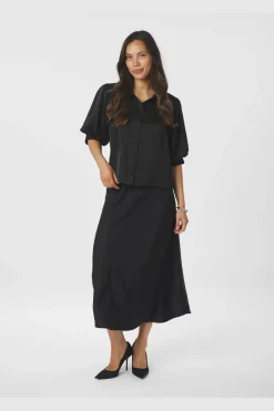Outlet Neo Noir Etta Heavy Sateen Shirt 167036 100