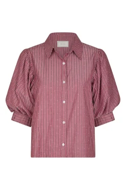 Sale Neo Noir Etta Soft Stripe Stone Shirt 166416 393