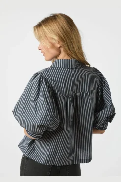 Clearance Neo Noir Etta Stripe Shirt 166862 141