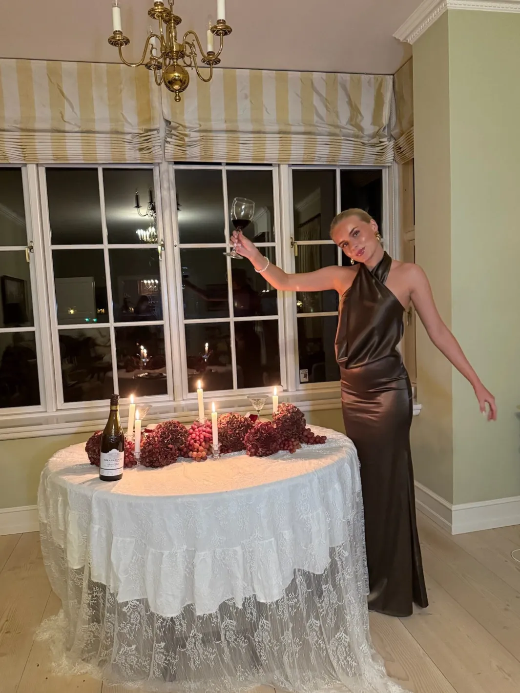 Best BYIC Evelynic Maxi Dress A2577 Dark Brown
