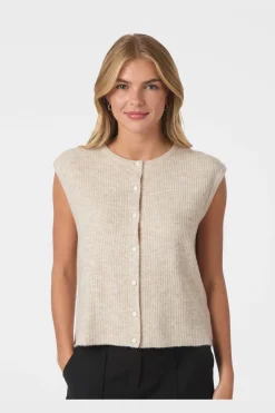 Sale Neo Noir Everest Knit Vest 164870 119