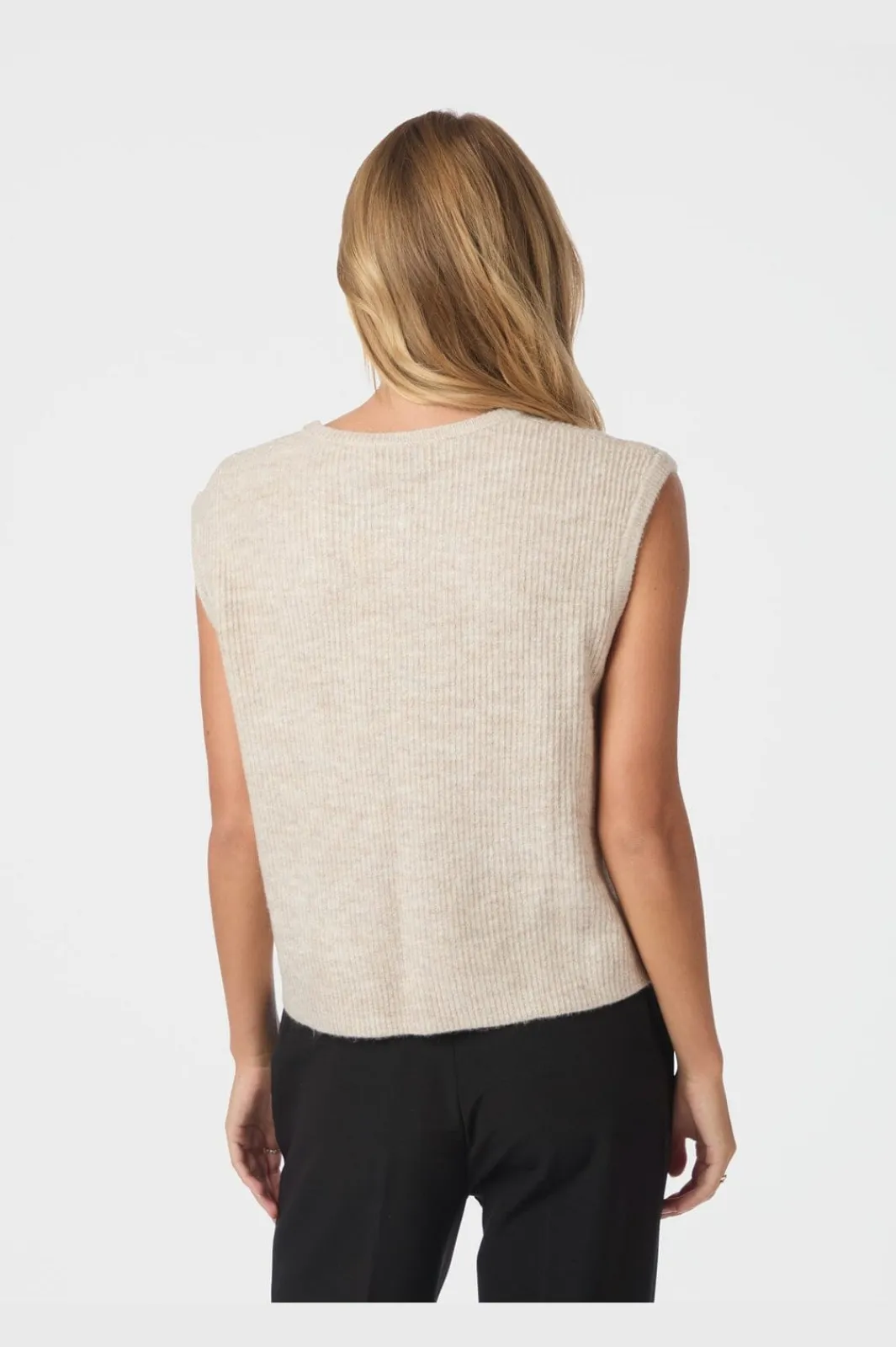 Sale Neo Noir Everest Knit Vest 164870 119