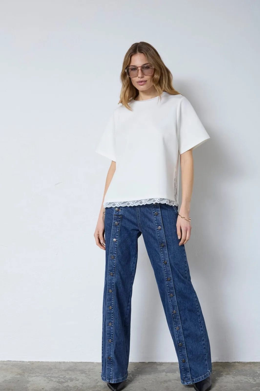 Sale Co´Couture Evicc Lace Tee 43031 4000