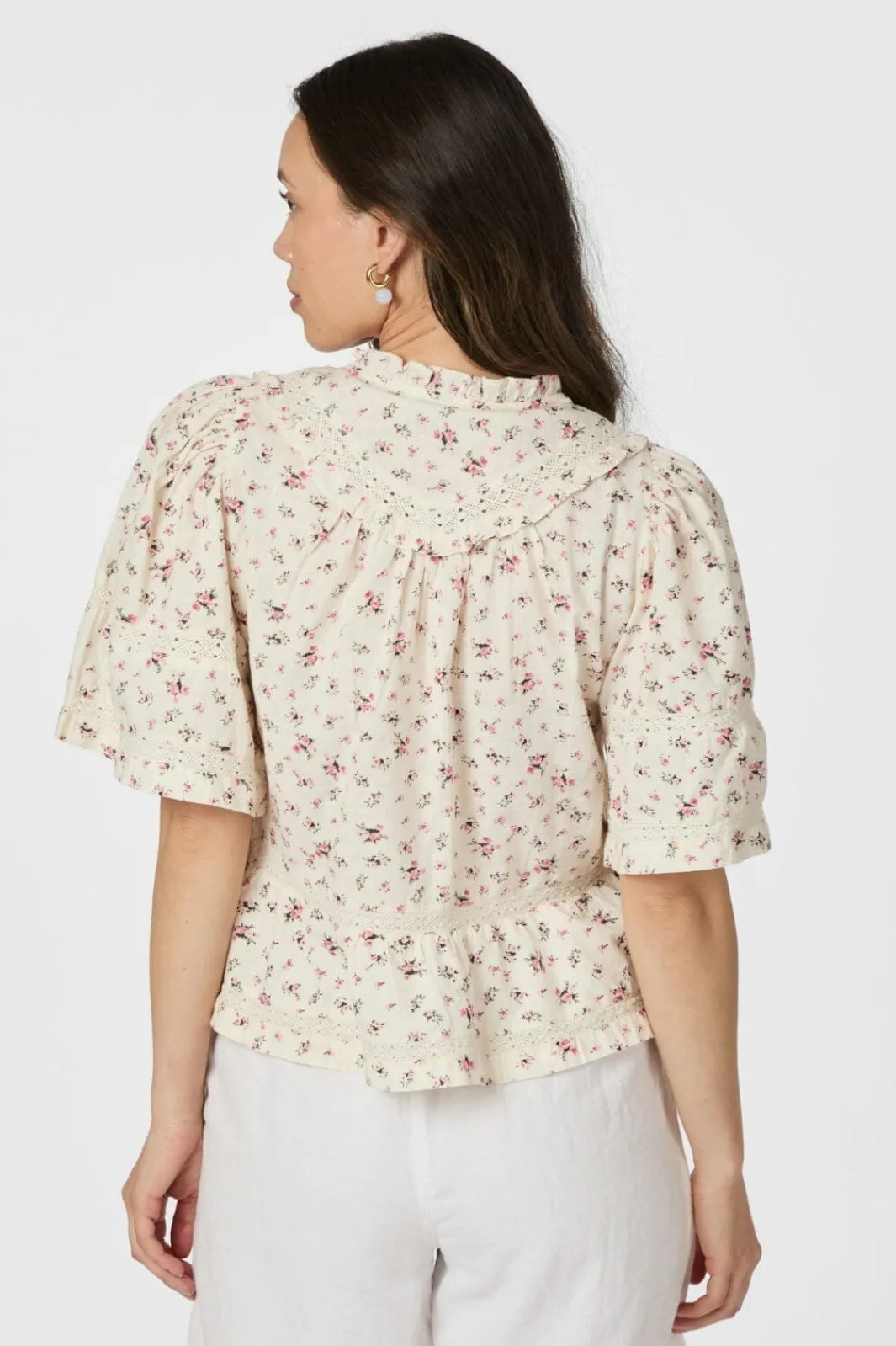 New Neo Noir Evienne Floral Blush Top 626 165