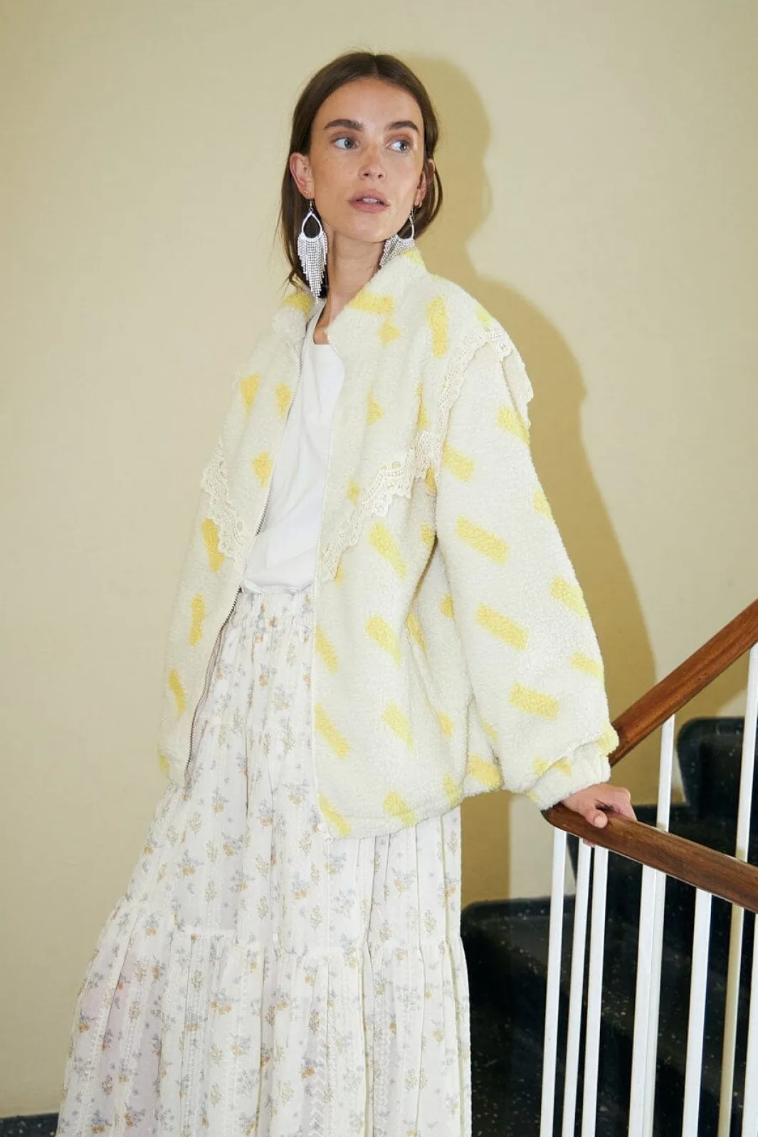 Lollys Laundry Falll Jacket Ls26141-7001 93 Light Yellow