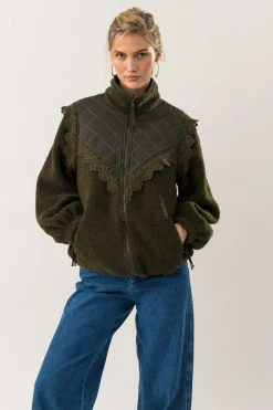Sale Lollys Laundry Falll Jacket Ls90019-6013 42 Dark Green