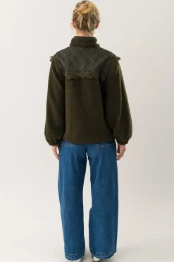 Sale Lollys Laundry Falll Jacket Ls90019-6013 42 Dark Green