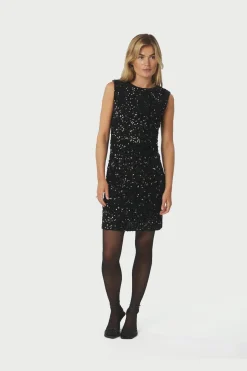 Discount Neo Noir Fanya Velvet Sequins Dress 167187 100