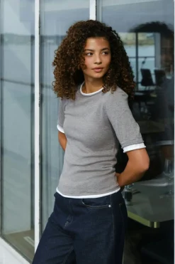 Best Neo Noir Fauna Double Knit Tee 166372 103
