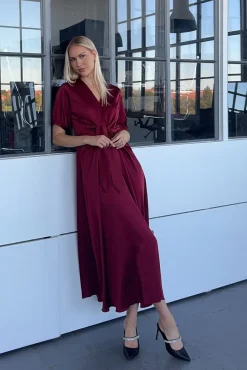 Best Karmamia Faye Dress 2308 Semi Rich Merlot