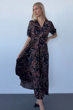 Outlet Karmamia Faye Dress 2306 Melange Noir