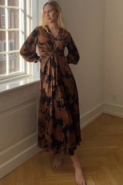Hot Karmamia Faye Dress 2330 Tawny Flower