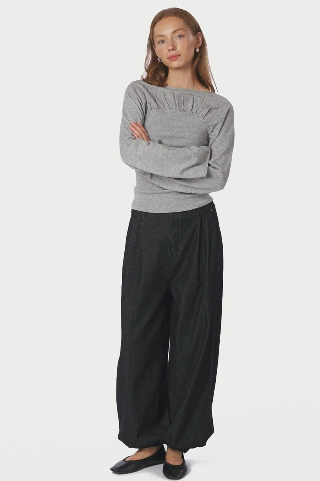 Hot Neo Noir Fayla Denim Balloon Pants 167399 100