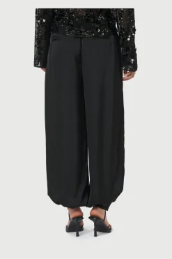 Hot Neo Noir Fayla Drapy Satin Balloon Pants 167418 100